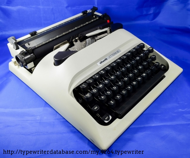 Maquina de escribir Olivetti Lettera 10, Me gusta la papeleria